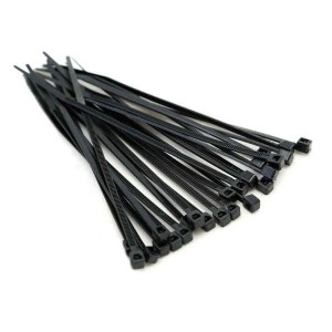 ABRAÇ. NYLON 3,5X280MM PT (100PÇ) FERTAK 1309